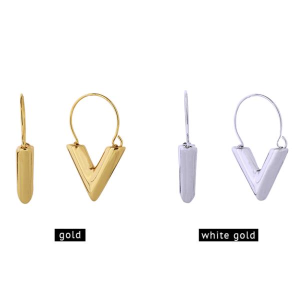 14K Gold White Gold Dipped Hoop Earrings
