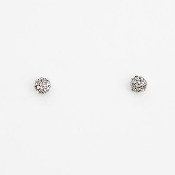 Rhinestone Ball Bead Earring