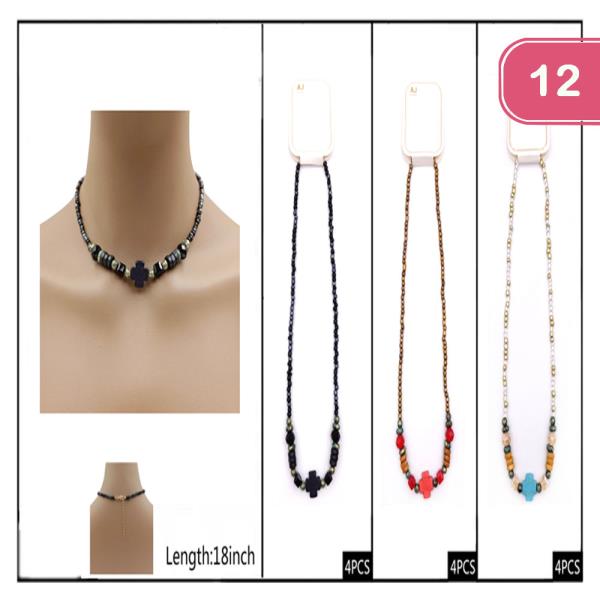 Beaded Necklace (12 Unit)