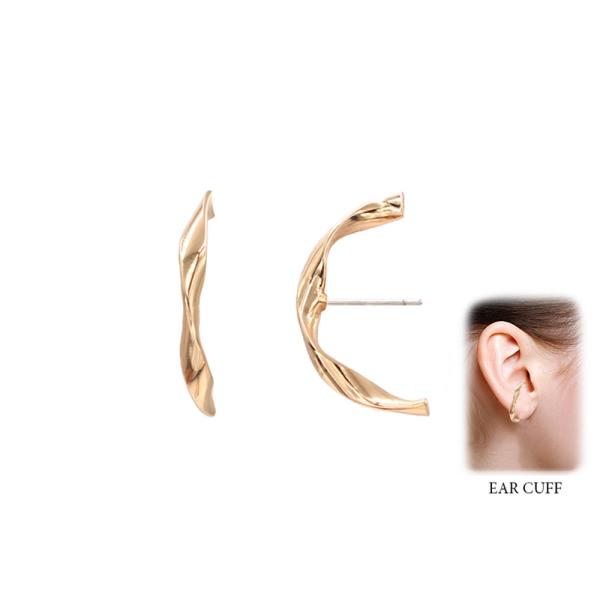 Bent Metal Ear Cuff