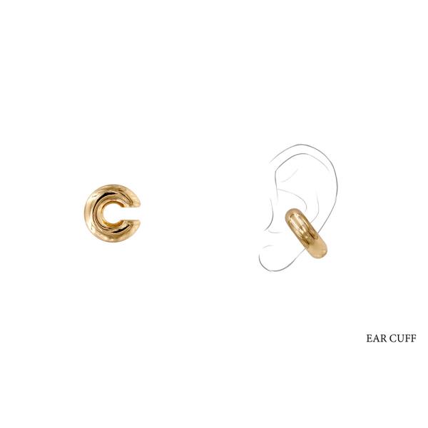 Metal Open Circle Ear Cuff
