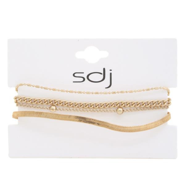 SDJ Metal Bracelet Set