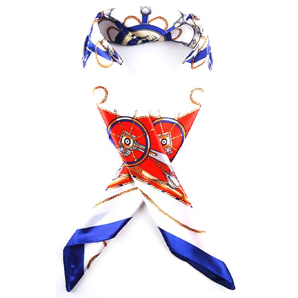 Multi Pattern Silky Bandana Scarf