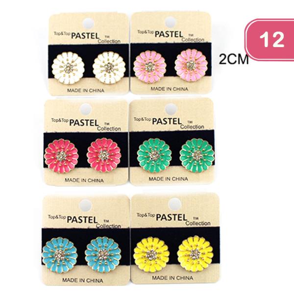 Daisy Flower Earring (12 Units)