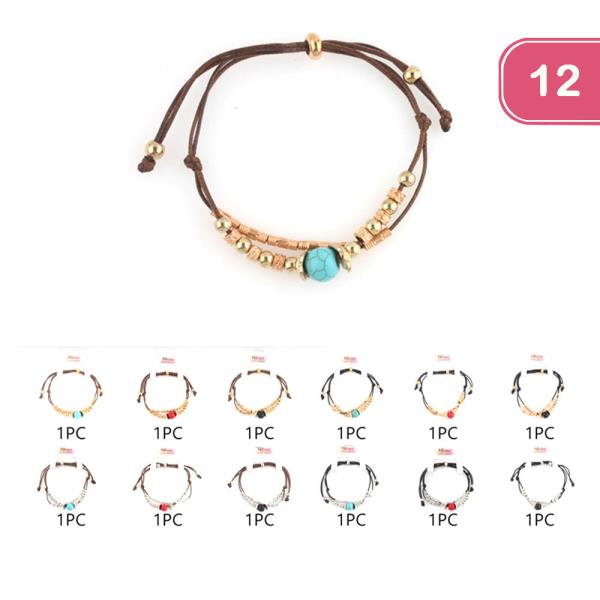 Adjustable Bracelet (12 Units)
