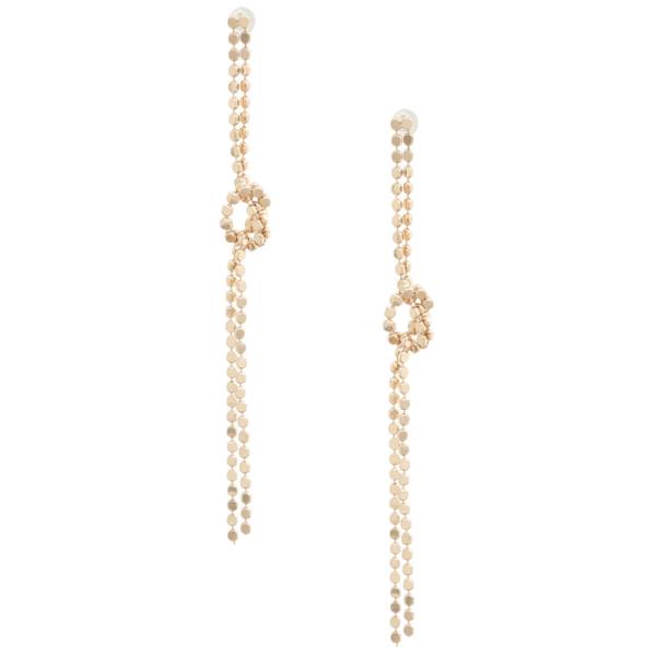 Knot Chain Dangle Earring