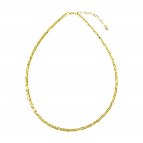 Brass Gold Plated Chain Necklace