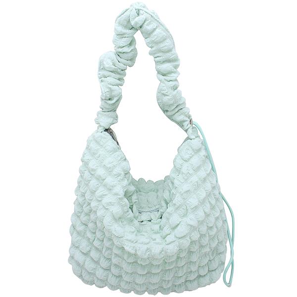 FASHION SOFT DESIGN ZIPPER SHOULDER BAG
