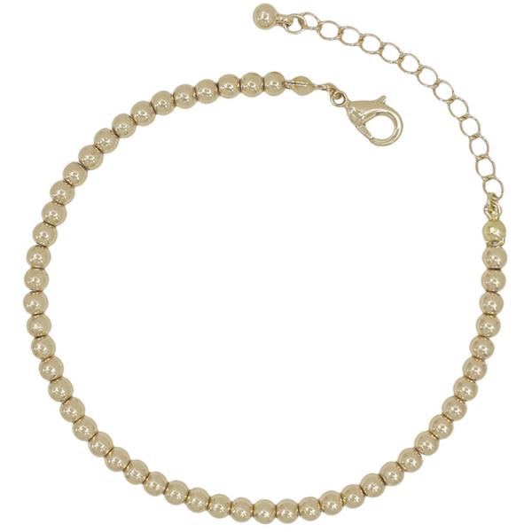 4mm Metal Ball CCB Bracelet