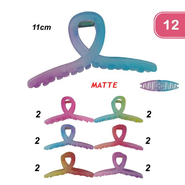 Matte Hair Clip (12 Units)