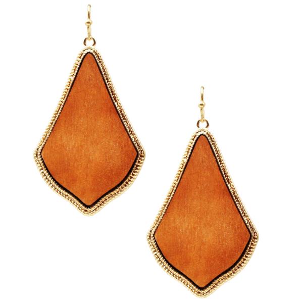 Wood Dangle Earring