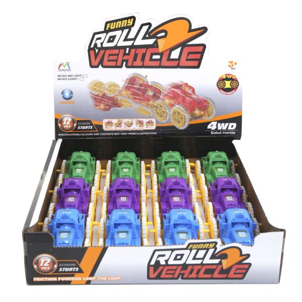 Funny Roll Vehicle Toy (12 Units)