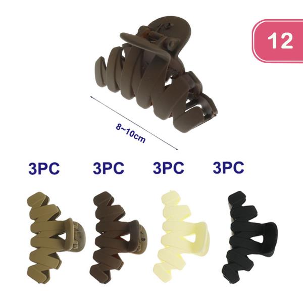 Jaw Hair Clip (12 Units)