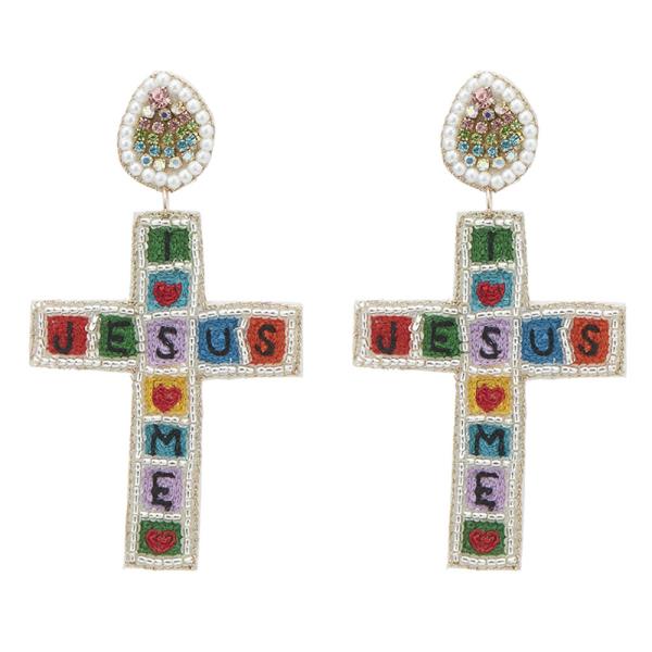 Easter Day Indian Seed Beads Earring