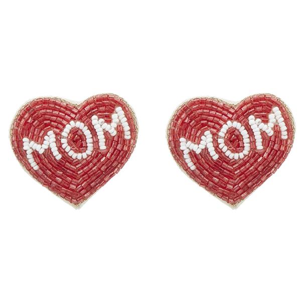 Mothers Day Indian Seed Beads Earring