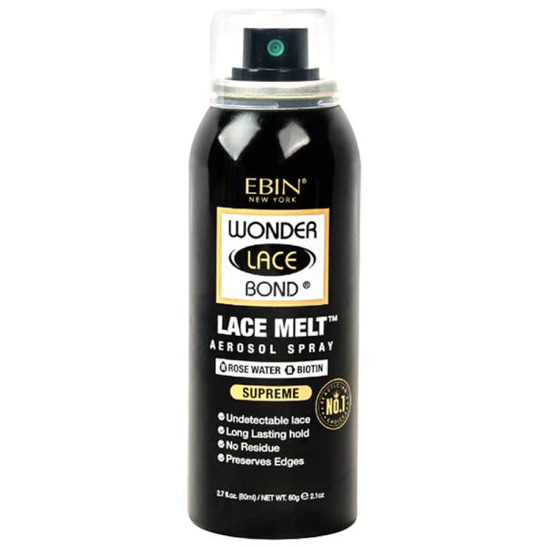 EBIN WONDER LACE BOND LACE MELT AEROSOL SPRAY ROSEWATER 80ML