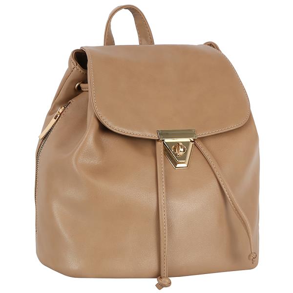 Smooth Drawstring Convertible Backpack