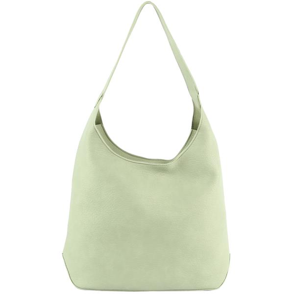 SMOOTH SHOULDER HOBO BAG