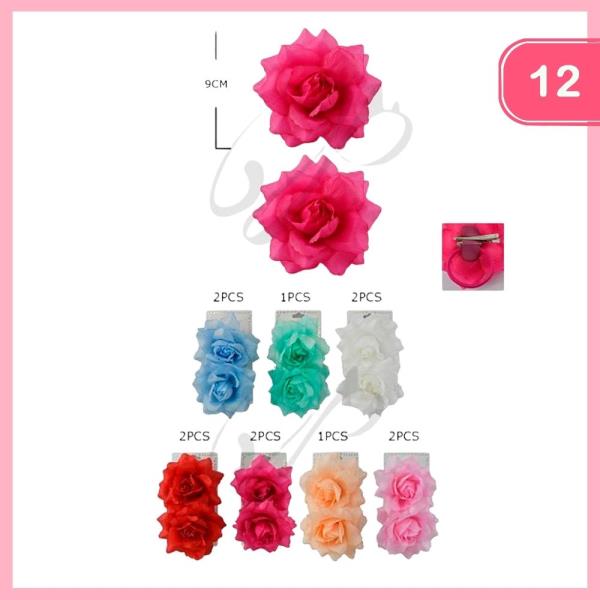 Flower Hair Clip (12 Units)