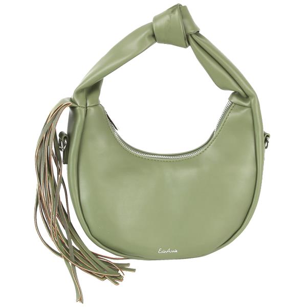 Fringe Smooth Knot Handle Bag