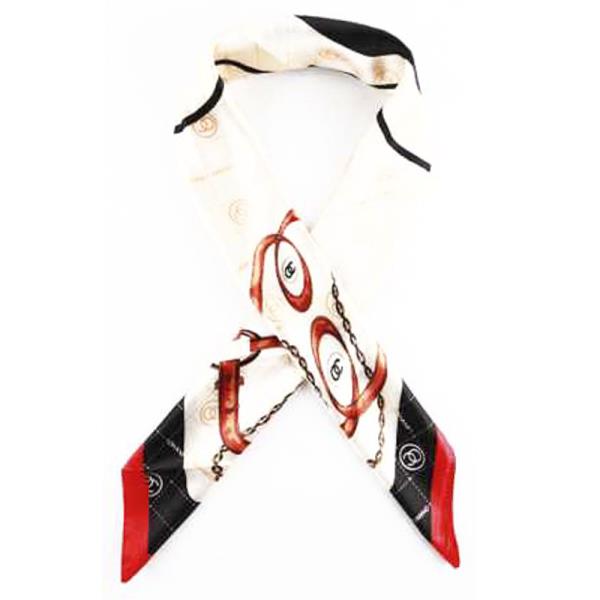 Multi Pattern Silky Neck Scarf