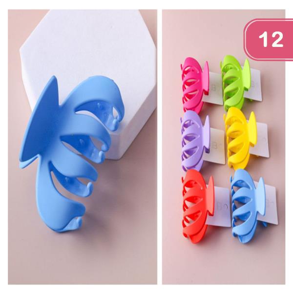 Round Comb Claw Clip (12 Units)