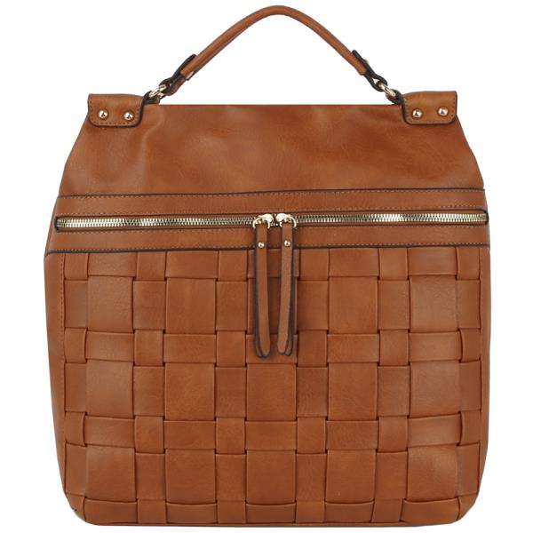 Smooth Convertible Zipper Backpack