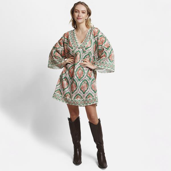 FLORAL COVER UP DRESS