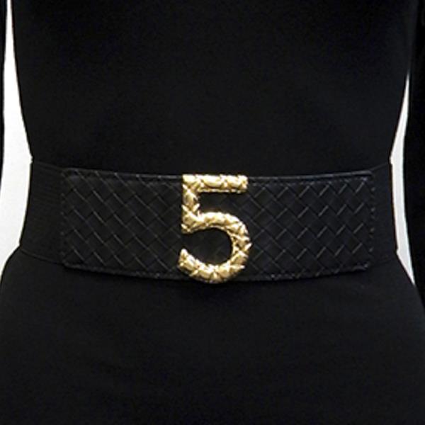 STRETCH BELT WITH STATEMENT BUCKLE