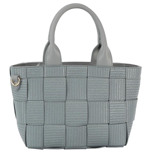 Square Quilt Pattern Handle Satchel Bag