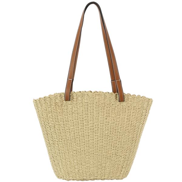 Straw Woven Shoulder Tote Bag