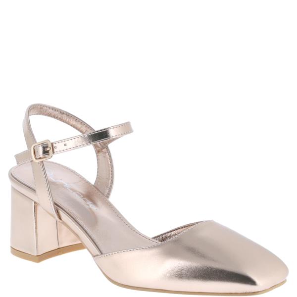 CLOSED TOE MID CHUNKY HEEL W QUATER STRAP 12 PAIRS
