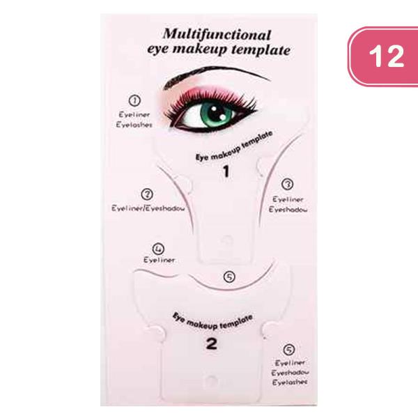 MULTIFUNCTIONAL EYE MAKEUP TEMPLATE (12 UNITS)