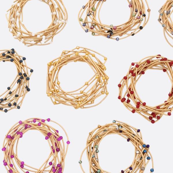 Beaded Wire Bracelet