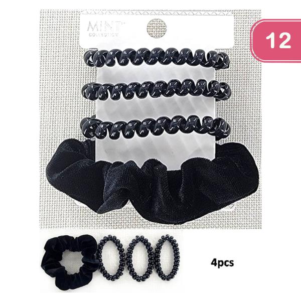 Coil Scrunchie Set (12 Units)