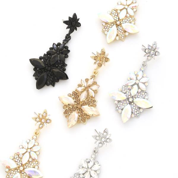 Crystal Gemstone Party Dangle Earring