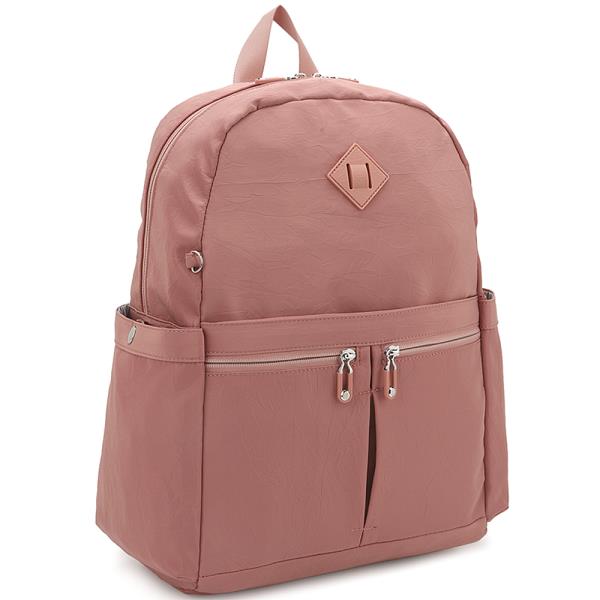 SMOOTH ZIPPER DESIGN BACKPACK