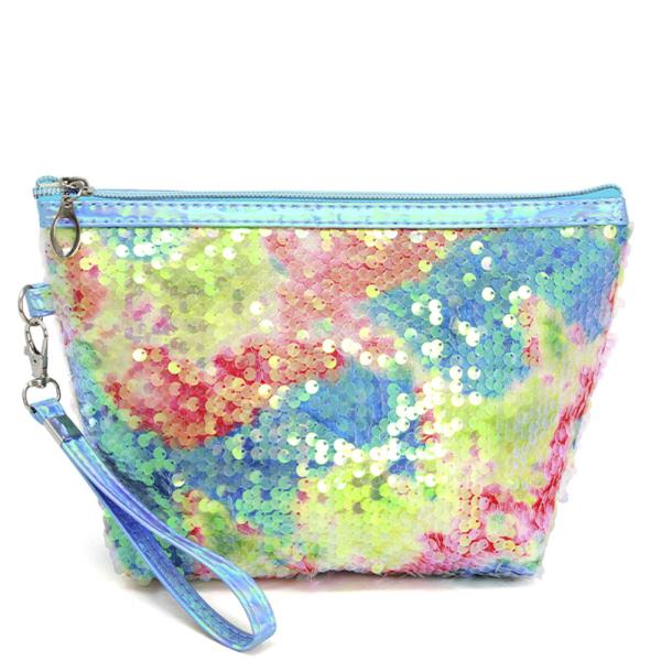 MULTI SEQUIN MAKEUP POUCH