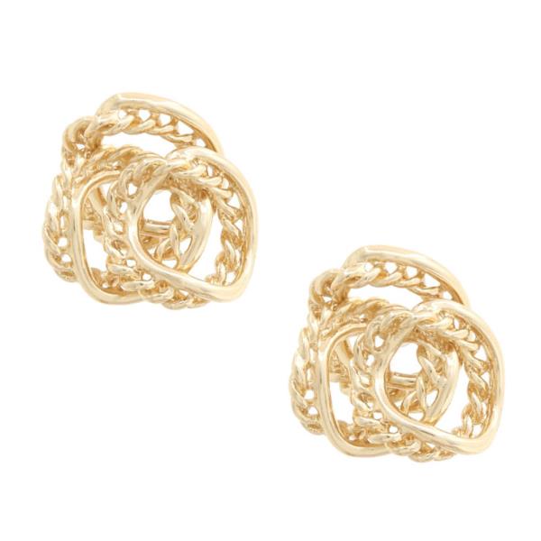Knot Metal Earring