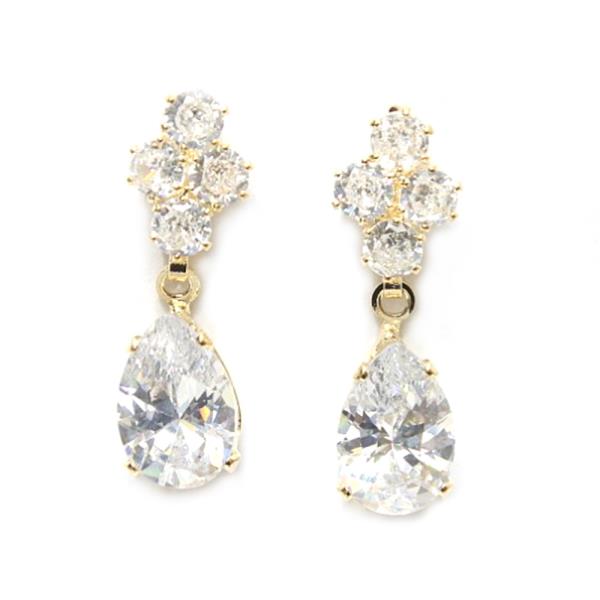 Rhinestone and Crystal Stone Dangle Earring