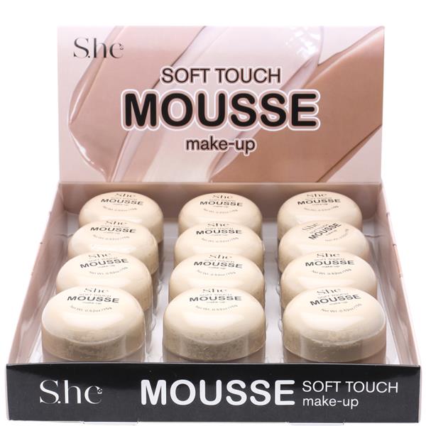 SOFT TOUCH MOUSSE MAKEUP (12 UNITS)