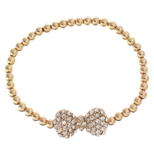 Metal Ribbon Stretch Bracelet