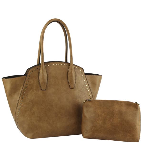 2IN1 Fashion Tote Bag W Crossbody Bag