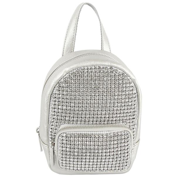 Stylish Bling Stud Zipper Handle Backpack