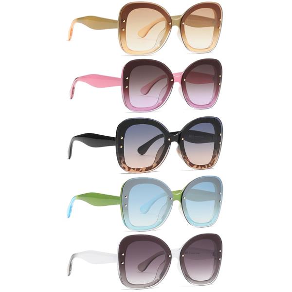Butterfly Round Sunglasses 1DZ