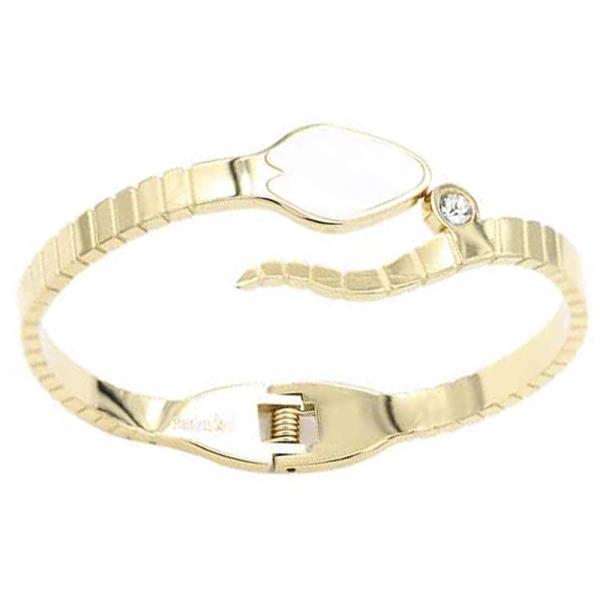 Snake Metal Stainless Steel Hinged Bracelet