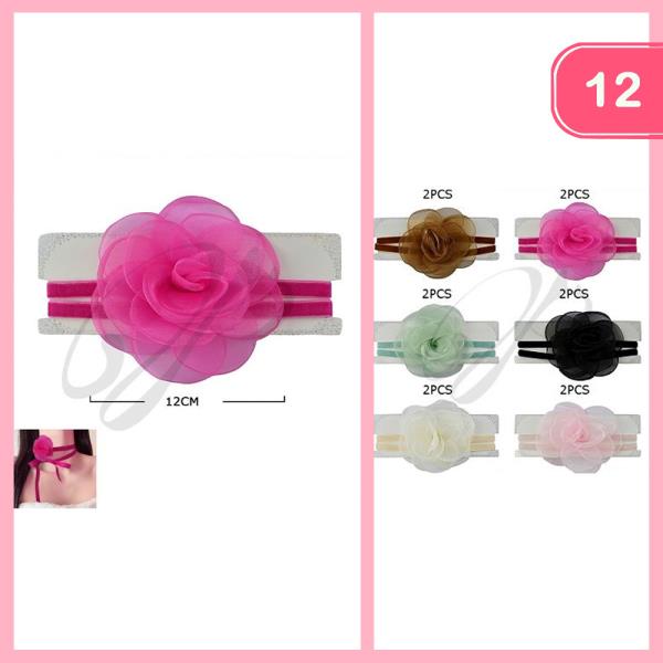 Rose Wrap Around Choker (12 Units)
