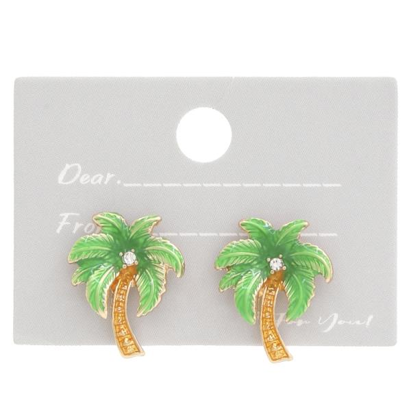 Palm Tree Earring
