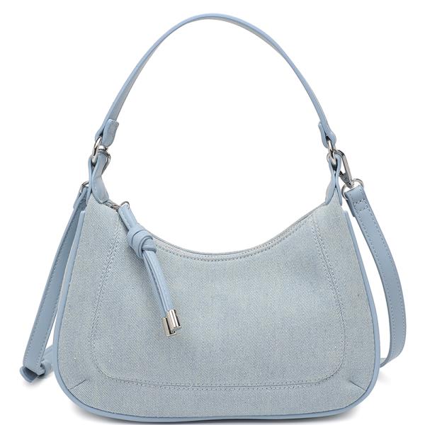 Denim Texture Shoulder Crossbody Bag