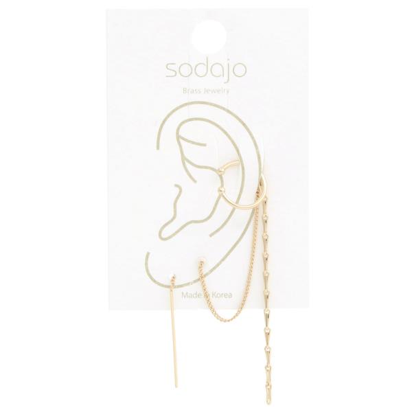 SODAJO CHAIN EAR CUFF
